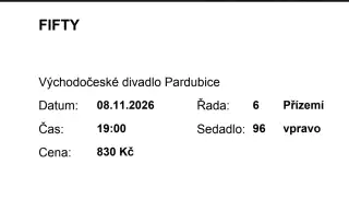 Fifty - Pardubice