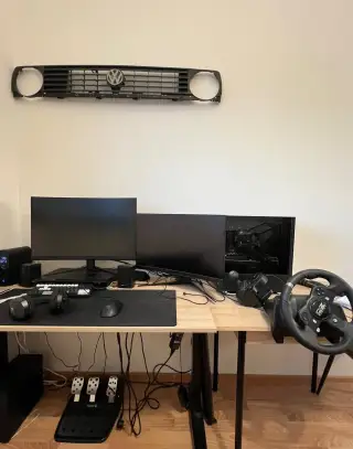 HERNÍ PC SET + 2 MONITORY + G29 + PŘÍSLUŠENSTVÍ