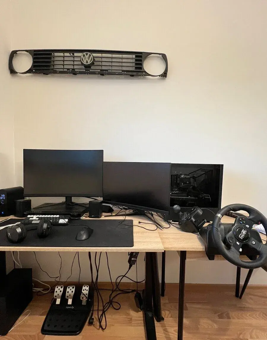 HERNÍ PC SET + 2 MONITORY + G29 + PŘÍSLUŠENSTVÍ