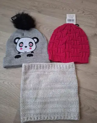 Zimní čepice a nákrčník