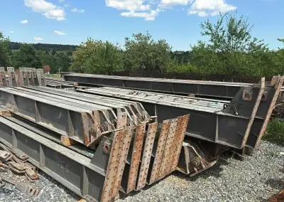 Ocelová konstrukce haly 13,7 × 60 × 4 m