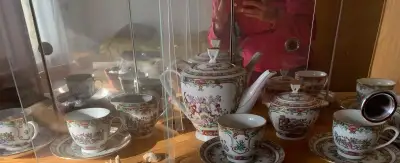 Vintage čínský porcelán – Guangcai / Canton dekor