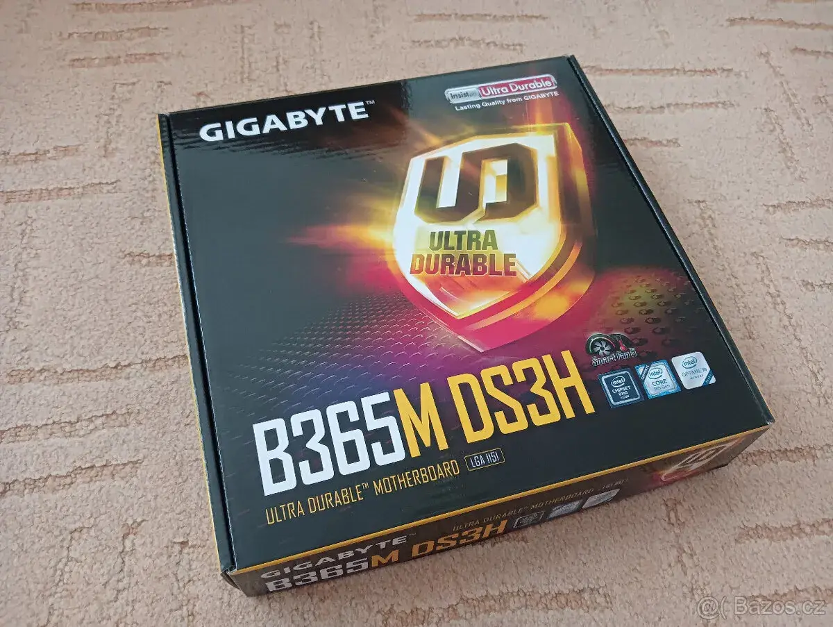 MB Gigabyte B365M DS3H + CPU + RAM, sock. 1151