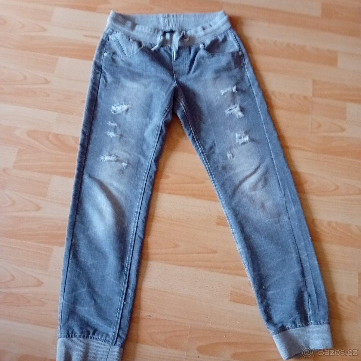 Pánské riflové joggees vel.S Fishbone