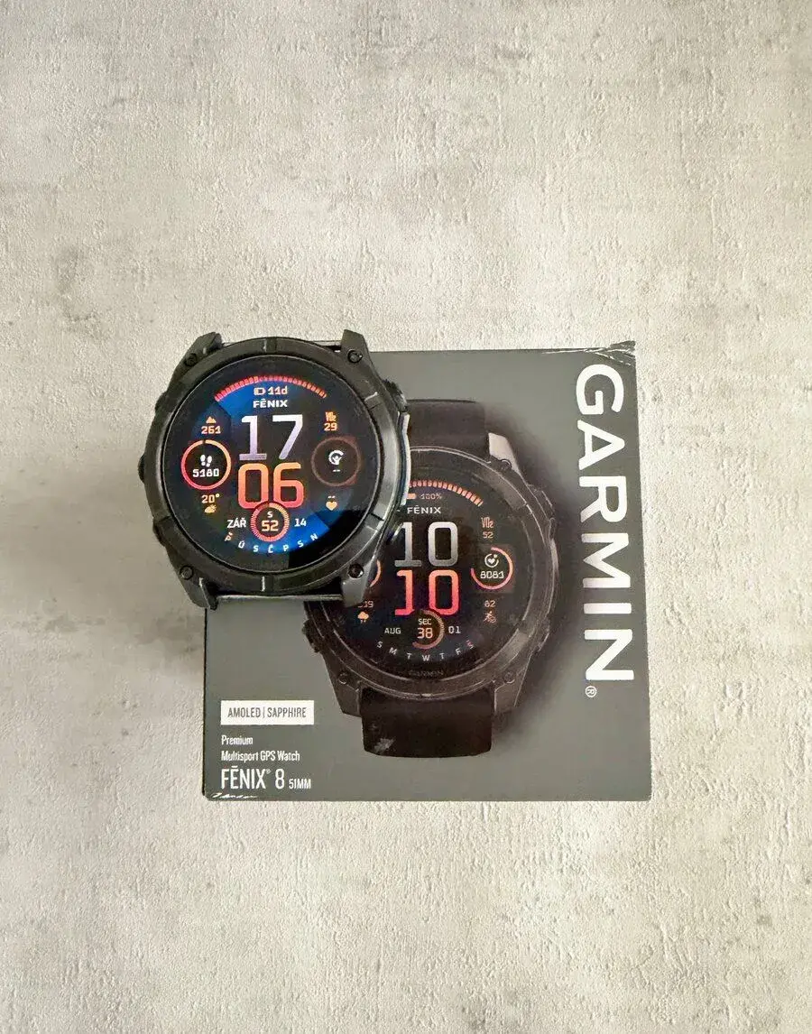 Garmin Fēnix 8 Amoled 51mm DLC Titanium Black
