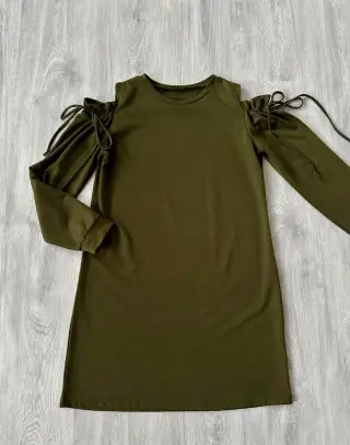 khaki midi šaty Gate, vel S