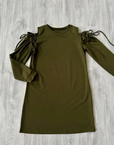 khaki midi šaty Gate, vel S
