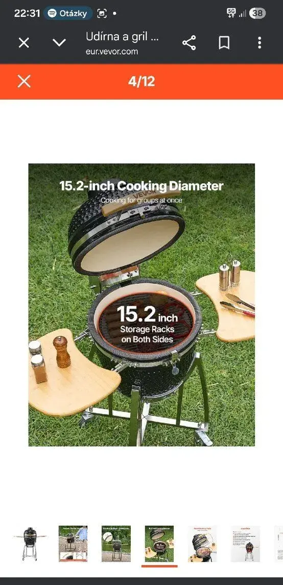 Keramický gril 450mm