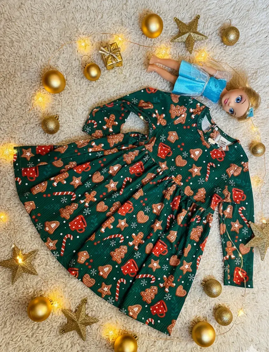 🎄✨ Dětské vánoční šaty – vel. 86 ✨🎄