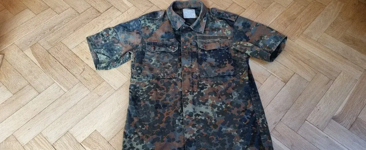 Vojenská Blůza polní BW Flecktarn Bundeswehr - KRÁTKÝ RUKÁV