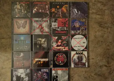 Neoficiální vydání CD hard,heavy,metal,rock