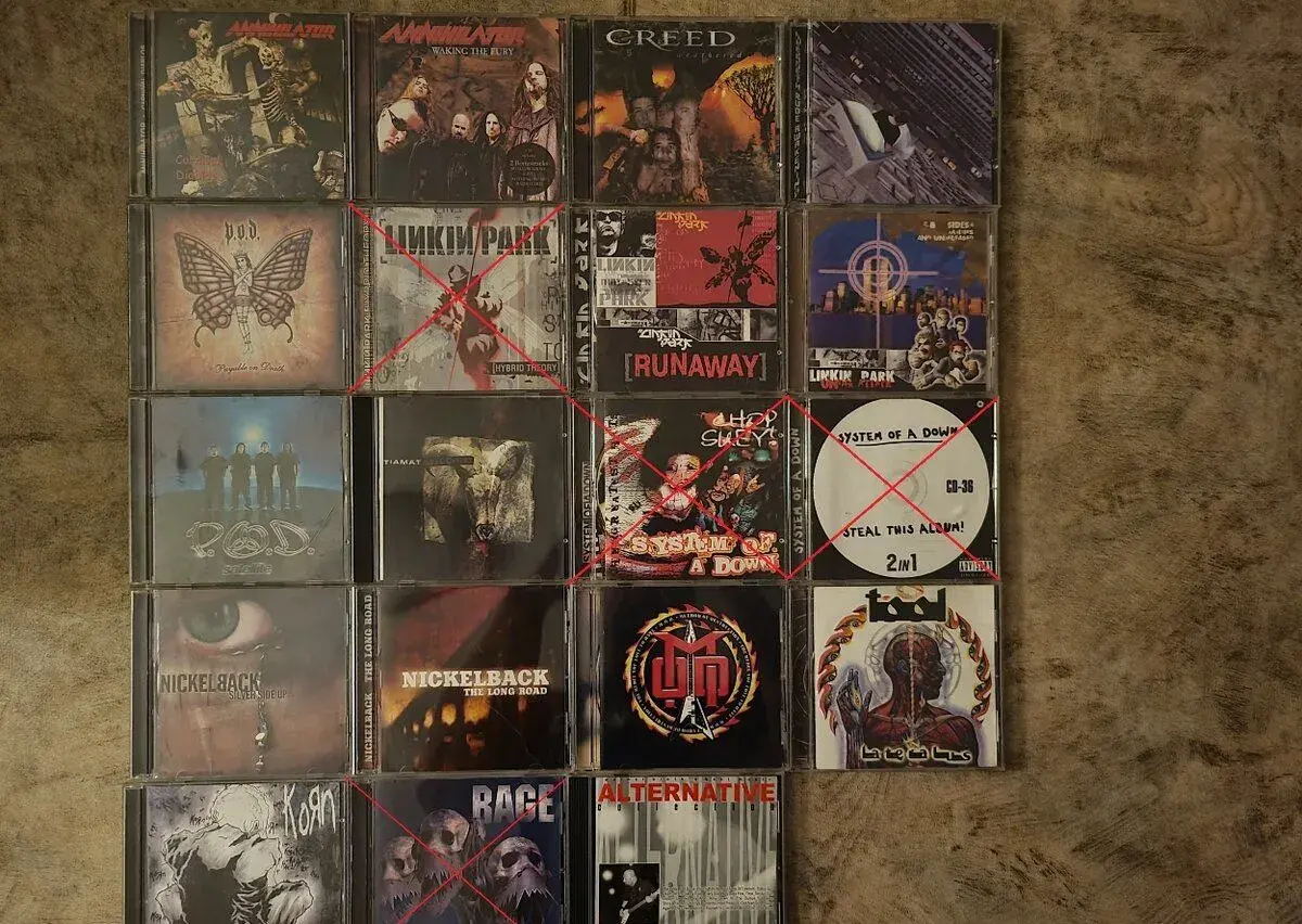 Neoficiální vydání CD hard,heavy,metal,rock