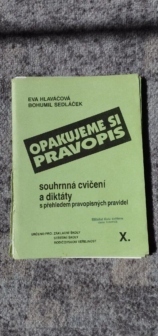 Opakujeme si pravopis