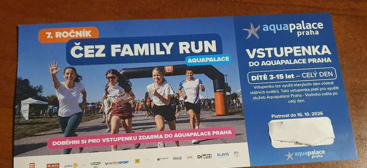 Aquapalace Cestlice do 16.10