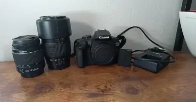 Canon EOS 2000D + Tamron 75-300 + setový objektiv
