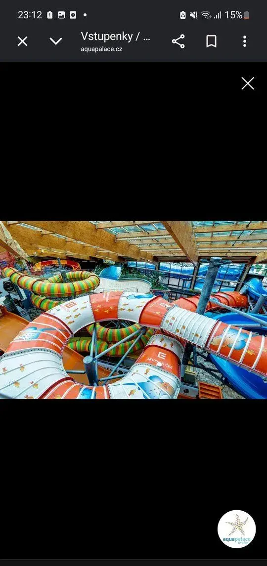 Vstupenka do aquapalace