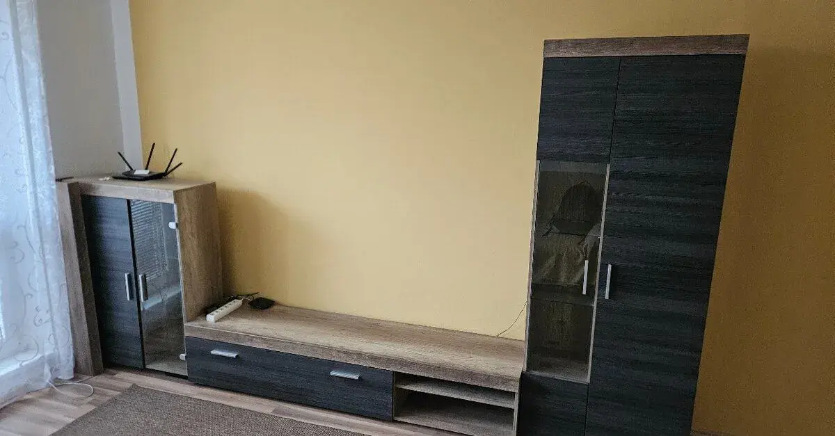Obývací stěna s LED podsvícením