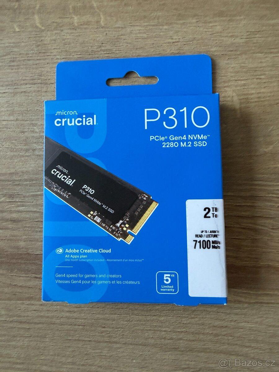 Crucial P310 2TB | NVMe M.2 SSD | Nový | Záruka