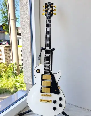 Gibson Les Paul white alpine 3 pickups(Replik) NOVÁ
