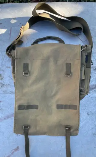 Mil-Tec vojenský batoh – canvas, olivový, retro styl