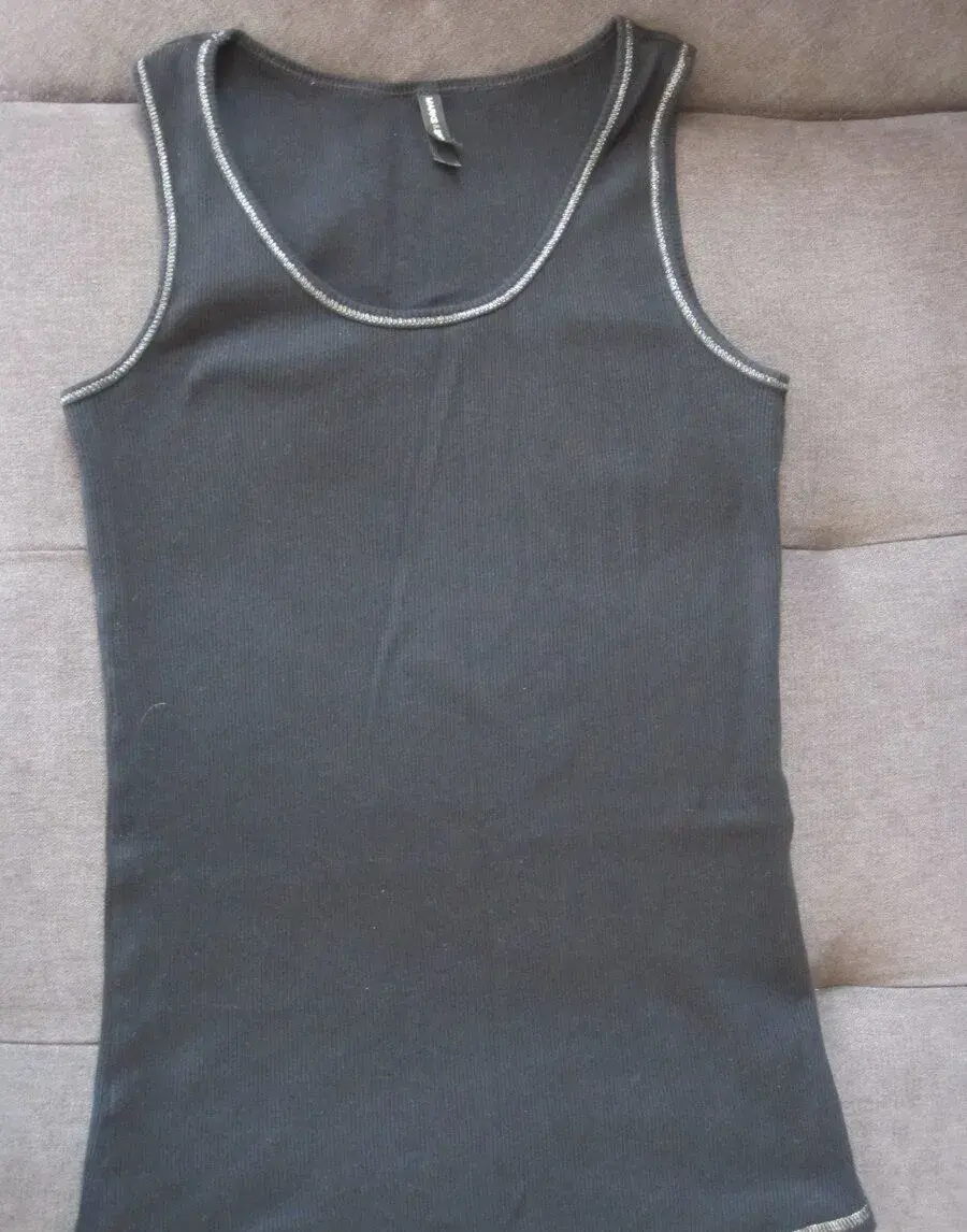 černé tílko/top, vel. 12 - L