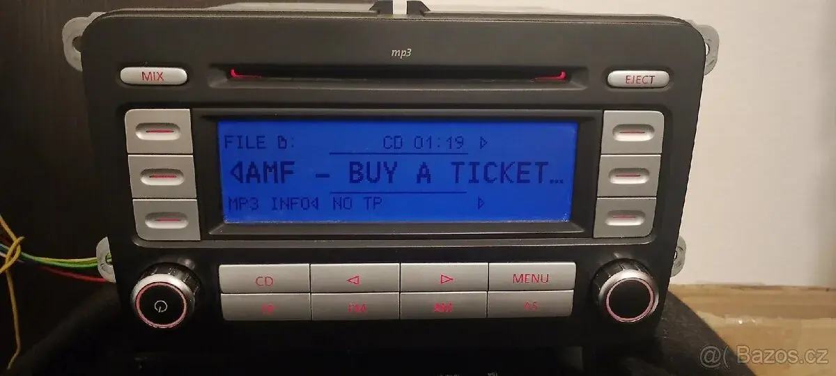 Autoradio Blaupunkt VW RCD 300 mp3