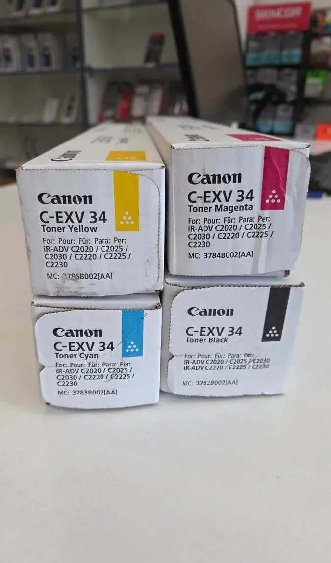 Sada tonerů Canon C-EXV 34, Originál