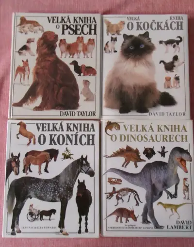 Velká kniha o psech, kočkách, koních a dinosaurech