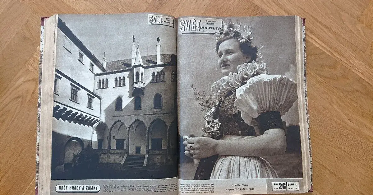 Svět v obrazech svázaný ročník 1955 a 1956