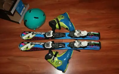 detské lyže Nordica 80 cm , lyžiarky dalbello