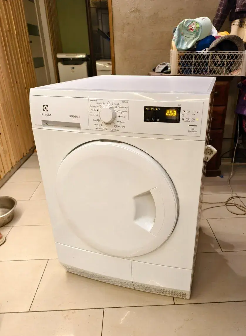 Sušička Electrolux 8 kg po vyčištění