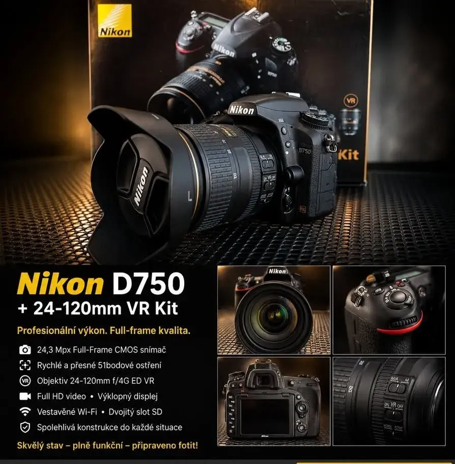 Nikon D750 + AF-S Nikkor 24-120mm f/4G ED VR