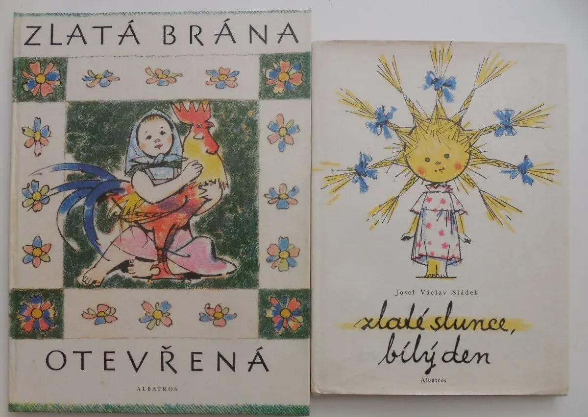 Zlatá brána otevřená a Zlaté slunce, bílý den