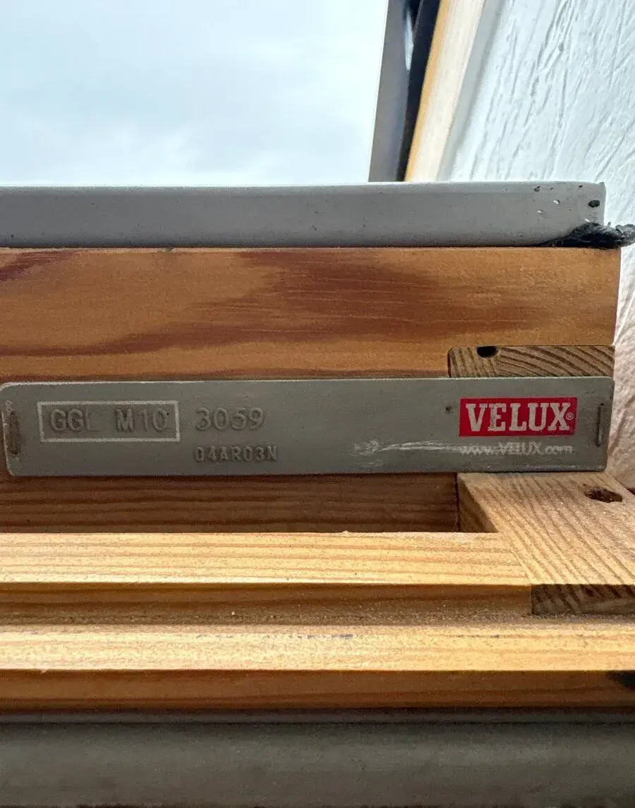 Starší okno velux
