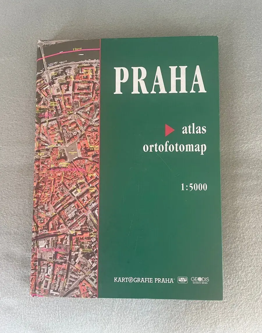 Praha - atlas ortofotomap 1:5000