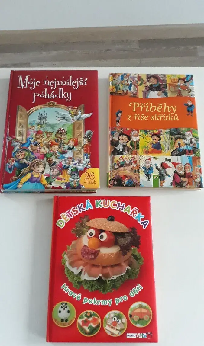 Nejmilejší pohádky, Dětská kuchařka, Příběhy z říše.