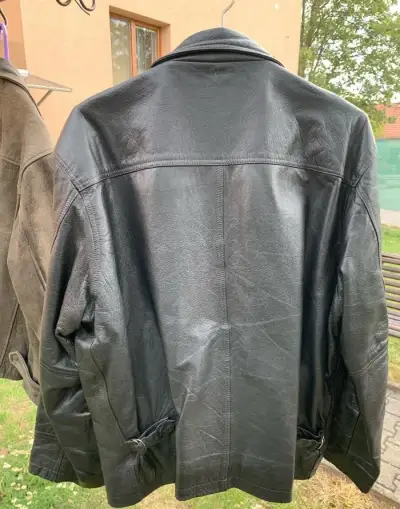 Nová kožená bunda c50 52