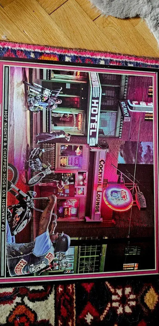 MOTORKÁŘSKÁ RETRO CEDULE