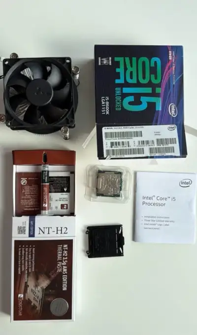 Intel Core i5-8600K-KOMPLET krabička+blistr+Noctua+chladič