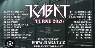 Kabát - lístky na koncert Kabát