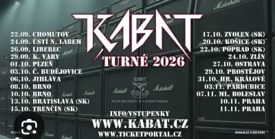 Kabát - lístky na koncert Kabát
