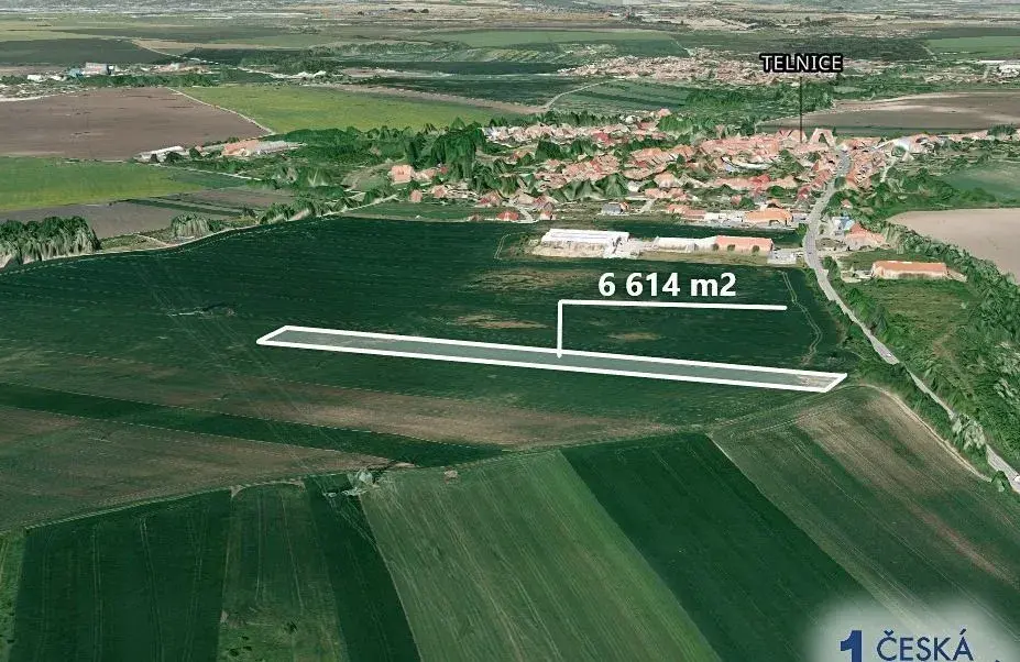 Pole 6 614 m², Podíl 25 % o výměře 1 654 m²