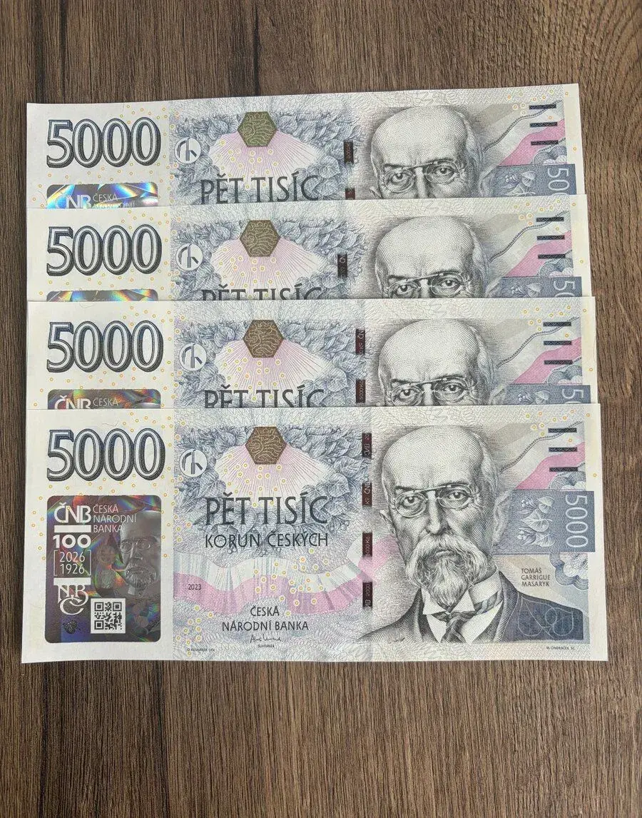 5 000 Kč. s přítiskem
