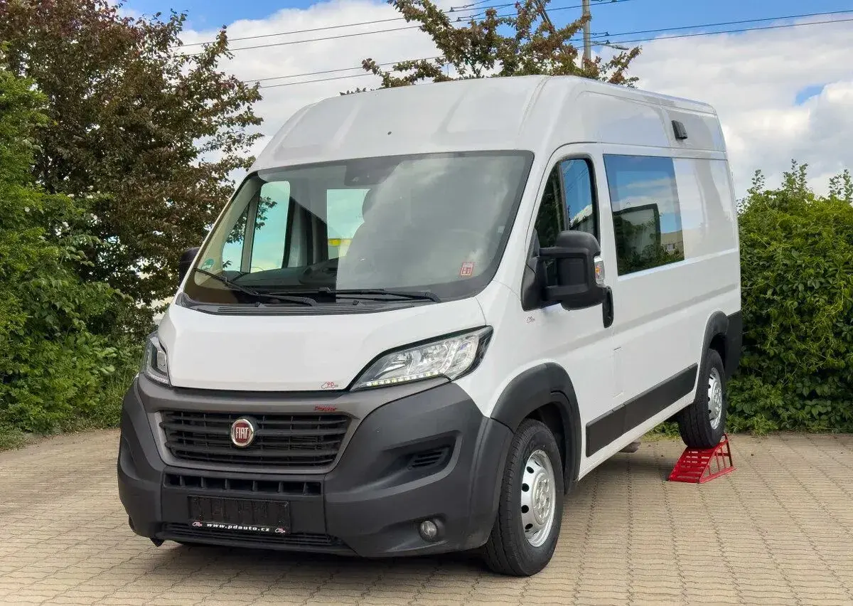 Fiat Ducato,130KW,ZÁRUKA,5MÍST,TEMP,KAMERA,TZ3t,REGÁL,DPH – 167 000 km