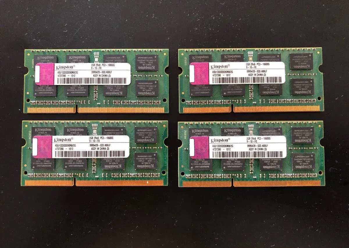 Paměti do NTB Kingston DDR3 2GB 1333 MHz