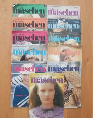 11 x německý módní časopis MODISCHE MASCHEN. 1976 - 1981