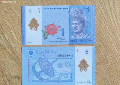 Malaysia - 1 ringit - polymerová bankovka