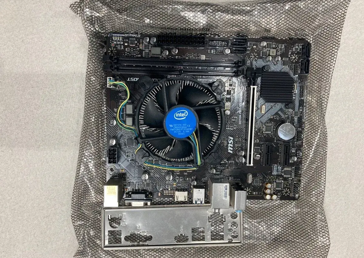 MSI H310M PRO-VH PLUS + intel core i3-9100F včetně chladiče