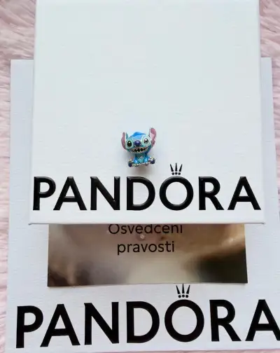 Pandora koralek Modry Stitch