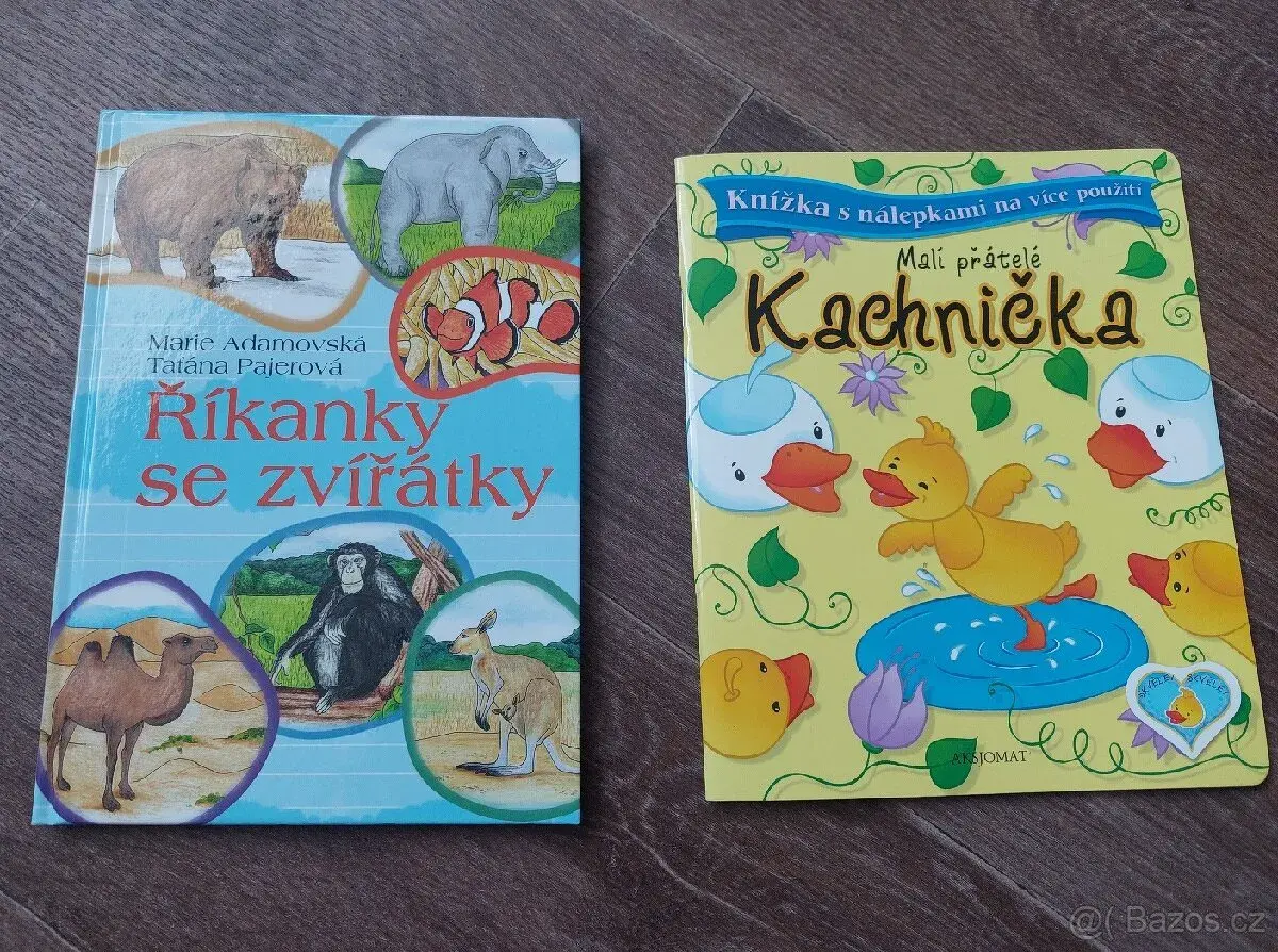 Nová kniha Říkanky se zvířátky a Kachnička Malí.